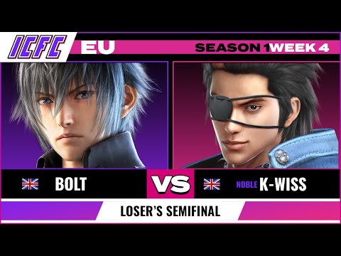 Bolt (Noctis) vs NOBLE K-Wiss (Hwoarang) - ICFC EU: Season 1 Week 4 - Loser's Semifinal