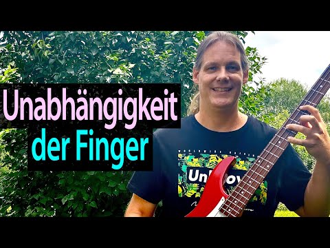 Beste Übung für die Unabhängigkeit der Finger (Greifhand auf E-Bass)