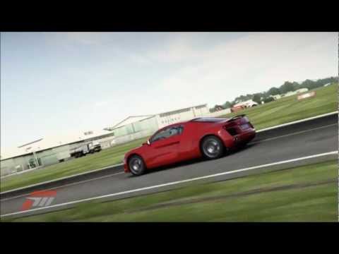 Driving the Audi R8 on FM4