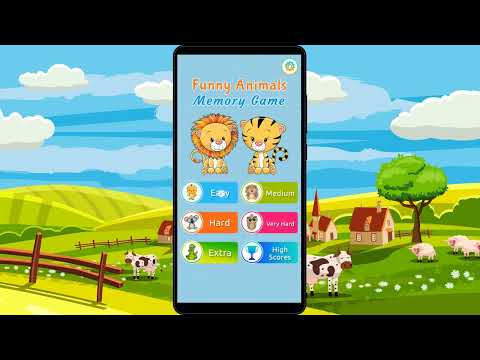 Funny Animals Memory Game