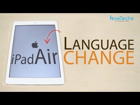 Apple iPad Air Language change