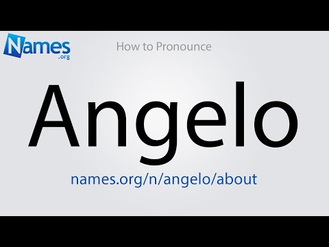 How to Pronounce Angelo