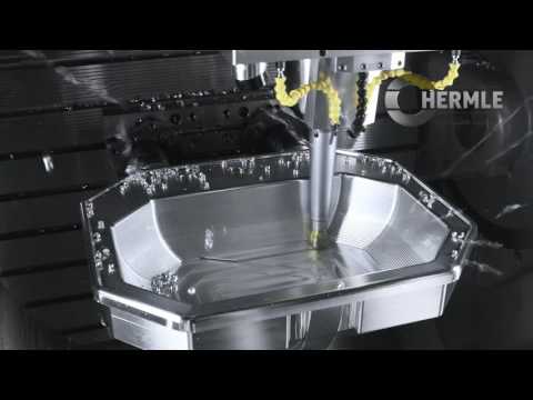 Вертикальный фрезерный пятиосевой обрабатывающий центр с ЧПУ Hermle AG C 52 - Видео c Youtube №1