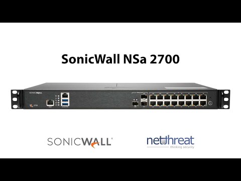 SonicWall NSa 2700 - Overview