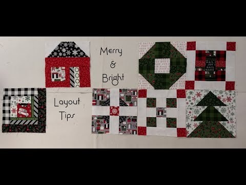 Easy Christmas Quilt - Merry & Bright by Pat Sloan