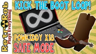 🛠️ Fix a Boot Loop / Enter Safe Mode on the Powkiddy X18 🛠️
