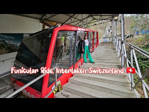 Funicular ride, Interlaken Switzerland | Ride in Switzerland