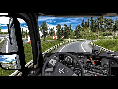 Stuttgart 🇩🇪 - Mannheim 🇩🇪 | Update 1.45 ✪ Euro Truck Simulator 2 ✪ 4K 60fps