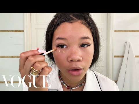 Euphoria s Storm Reid's Glowing Skin & Winged Eyeliner Guide Beauty Secrets Vogue