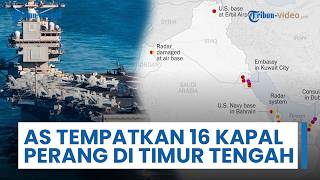 AS Menempatkan Total 16 Kapal Perang di Zona Timur Tengah, Akui Tak Ada Kapal Perang di Teluk Persia