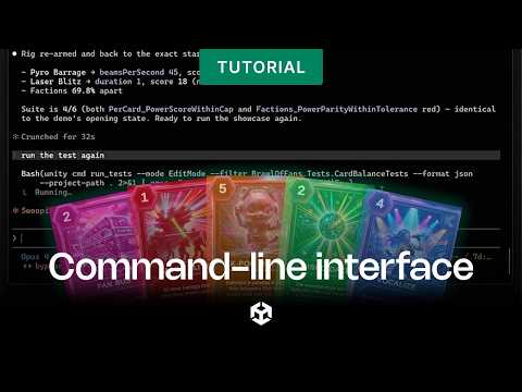 Unity CLI (커맨드 라인 인터페이스)