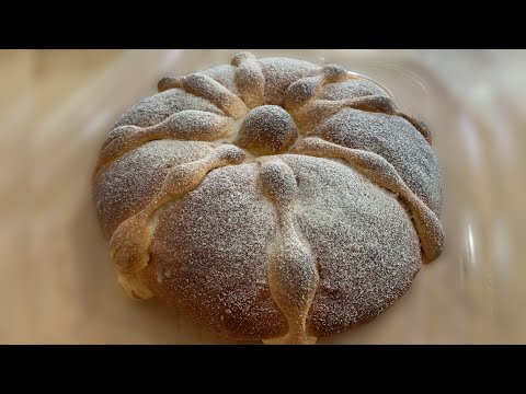 🔥Pan de muerto gigante receta FÁCIL tradicional hecho a mano