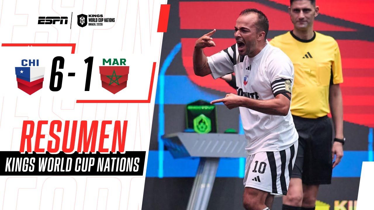 CHILE BAILÓ A MARRUECOS Y SE QUEDÓ CON UN PARTIDO LLENO DE GOLES | Chile 6-1 Marruecos | RESUMEN