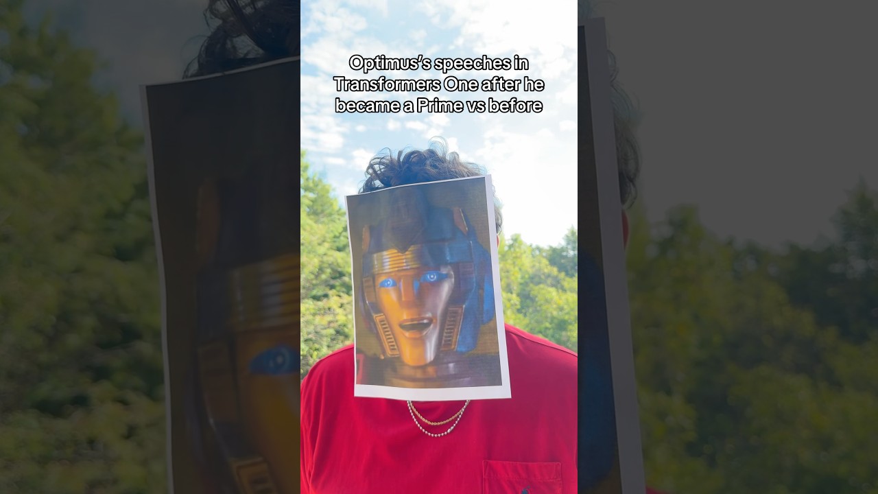 Optimus’s Speeches In Transformers One After Becoming A Prime VS Before