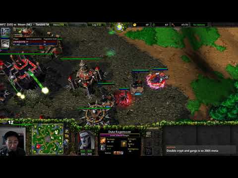 Moon (NE) vs WFZ (UD) - WarCraft 3 - WC2452