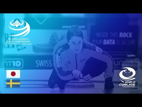 Japan v Sweden - round robin - LGT World Women's Curling Championships 2019