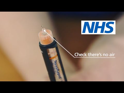 Diabetes: How to inject insulin | NHS