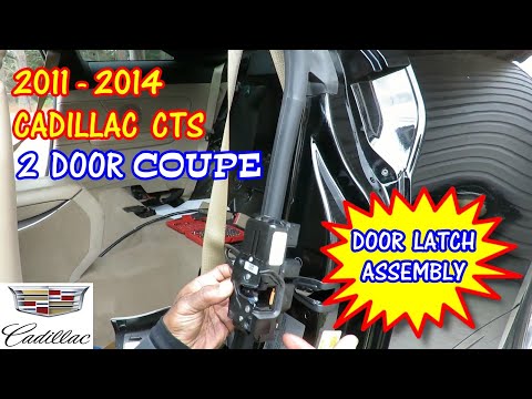 Cadillac CTS Left Door Latch Actuator Assembly - 2 Door 2008-2014