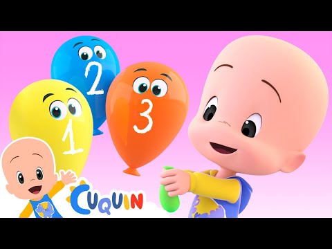 Cuquin's Balloons  | Cleo & Cuquin Educational Videos for Children