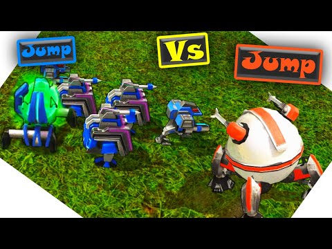 Zero-K 1 VS 1 | Three Types Of Jumpbots?!