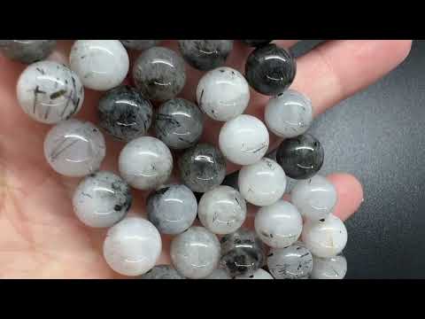 Кварц Волосатик 10мм, круглий