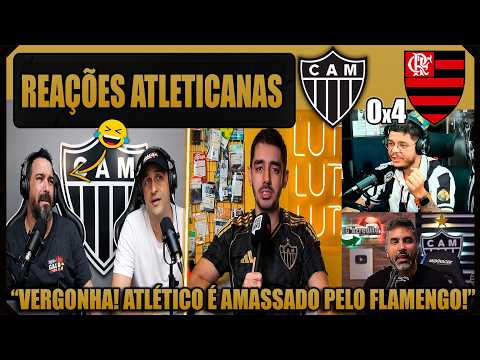 REAÇÕES dos ATLETICANOS - ATLÉTICO MG 0x4 FLAMENGO - BRASILEIRÃO 2026 - VAMOS RIR DO GALO!