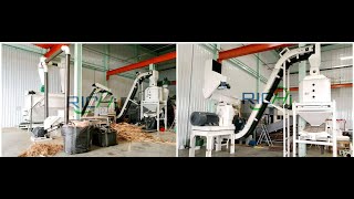 1-2T/H Biomass Wood Pellet Manufacturing Plant in TAIWAN