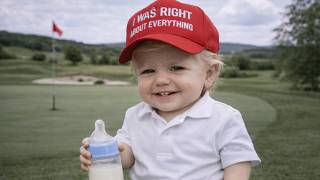 Baby Trump & Biden Lose It Over USA vs Canada Hockey