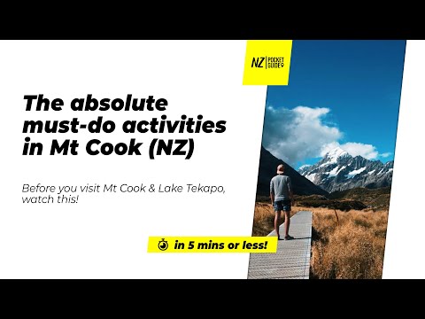 🗺️ As atividades absolutamente obrigatórias em Mt Cook & Lake Tekapo NZ - NZPocketGuide.com