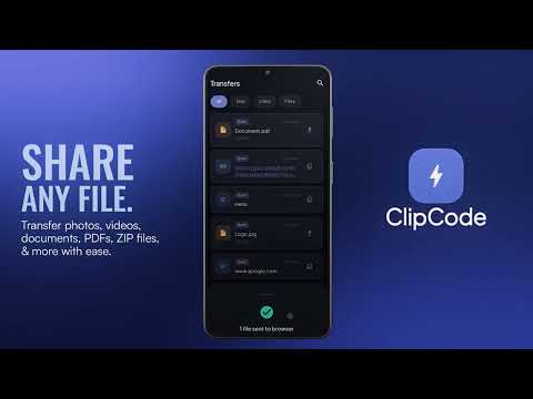 ClipCode – Connect & Transfer
