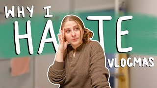Vlogmas is the Epitome of FALSE REALITY and my problem with big youtubers | vlogmas day 8
