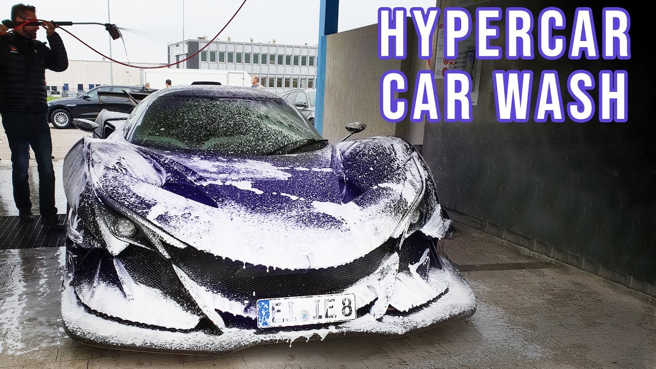 Washing the ultimate hypercar... at a random car wash