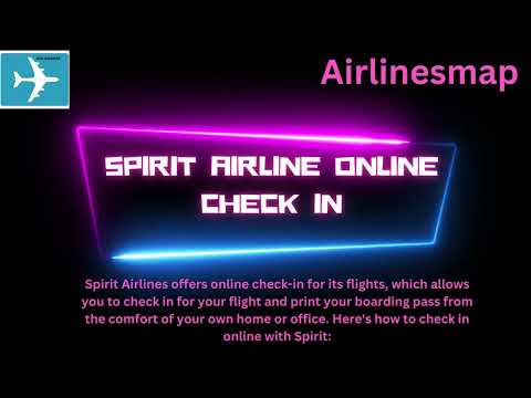 spirit airline check in