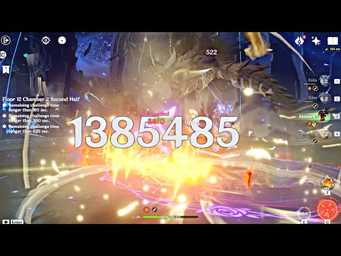 Eula one shot Golden Wolflord - Spiral Abyss 2.5 | Genshin Impact