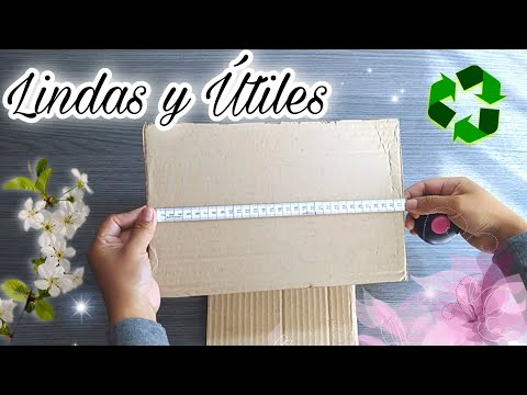 2 Cute Ideas for Recycling Cardboard! ♻️ / DIY Rope Organizer / DIY Rope Organizer