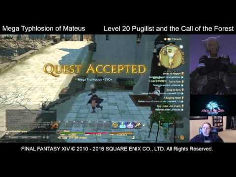 FFXIV - Level 20 Pugilist and the Call of the Forest - 4/12/2016