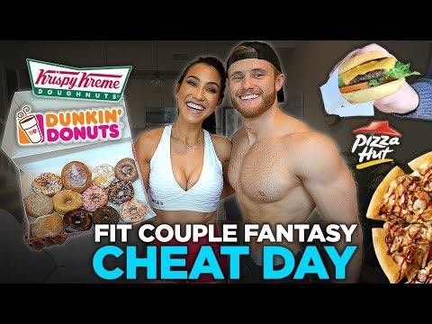 We Ate Everything We Wanted for 1 Day (Fantasy Fit Couple’s Cheat Day) Video