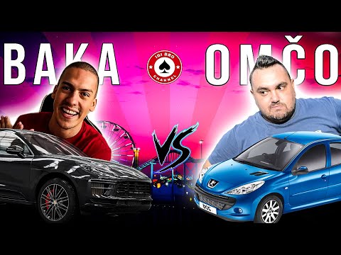 BAKIN PORSHE MACAN vs OMČIN PEŽO 206 !