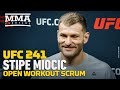 UFC 241: Stipe Miocic Open Workout Media Scrum - MMA Fighting
