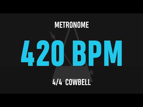 420 BPM 4/4 - Best Metronome (Cowbell)