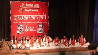 Annual Day Grand Concert – Swar Kala Sangam Gurgaon Indian Classical Music students performing