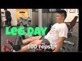 Leg Workout | Competition cutting diet day 16 | 备赛减脂 第16天 | 腿肌训练