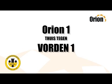 Orion 1 vs Vorden 1 (25-11-2018) HD 1080p60