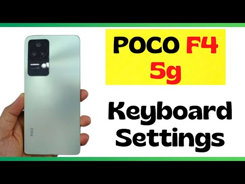 POCO F4 5G Keyboard settings || POCO F4 keyboard text,sound settings