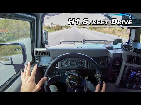 2003 Hummer H1 POV Test Drive - Bonding with a Monster (Binaural Audio)