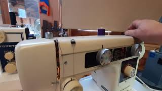 How to thread up a new home domestic sewing machine