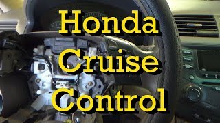 Honda Cruise Control Troubleshooting and Combination Switch Replacement Accord 2.4L 2004