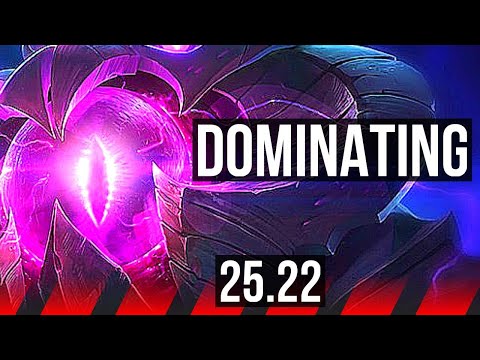 VEL'KOZ vs ORNN (TOP) | 6 solo kills, 800+ games, Dominating | EUW Diamond | 25.22