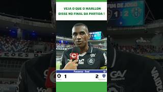 Veja o que disse o marllon na entrevista - Remo x Paysandu #futebolparaense #remo #paraense