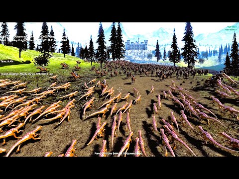 20K Velociraptors led to the downfall of Medieval Era Castle Siege UEBS
